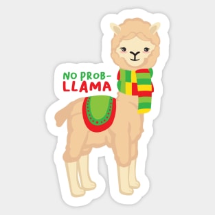 No Prob-llama design Sticker